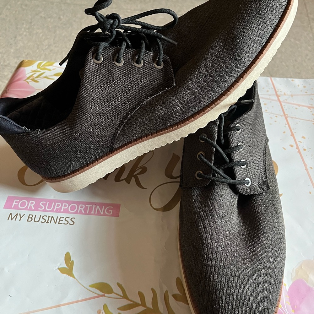 Dr. Scholl's Black Textured Oxfords